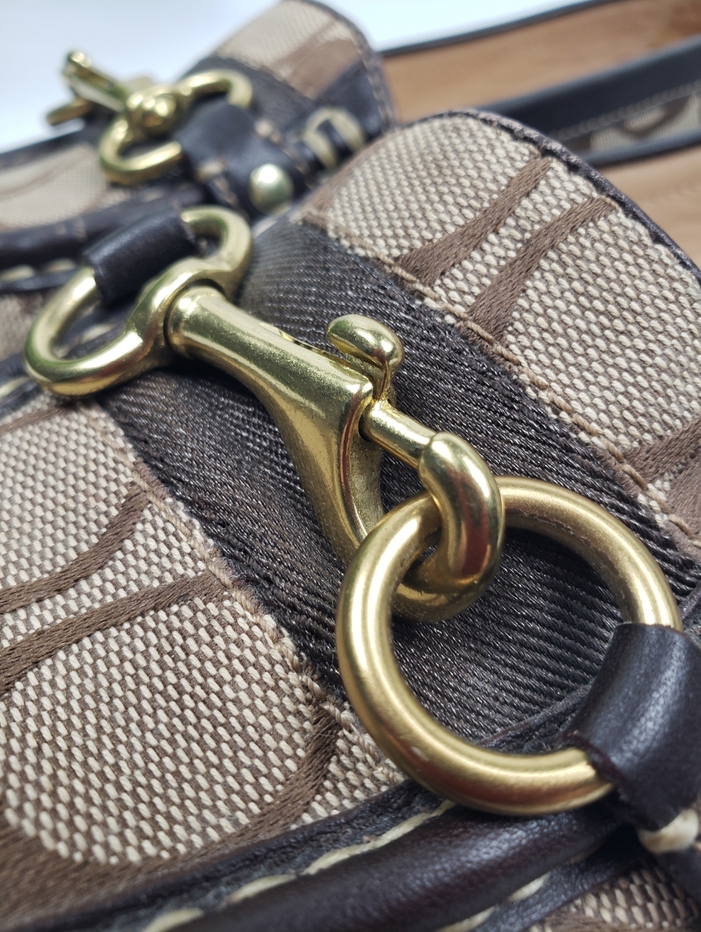 COACH Signature Canvas w/ Horsebit Buckles - Driving Loafers Classic Iconic 8 - Picture 3 of 14